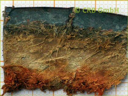 Asbestanalyse van platte afdichtingen, ringen