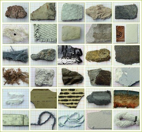 examples asbestos containing materials