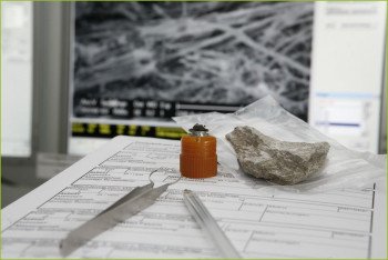 CRB GmbH | Samples for asbestos analysis 3