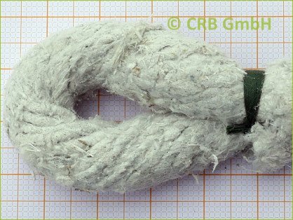 Asbest-Analyse von Schnüren